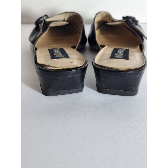 Vintage Y2K Dollhouse Darby Patent Leather Pointed Toe Mules Sz 9M Witchy Gothic - Picture 7 of 12